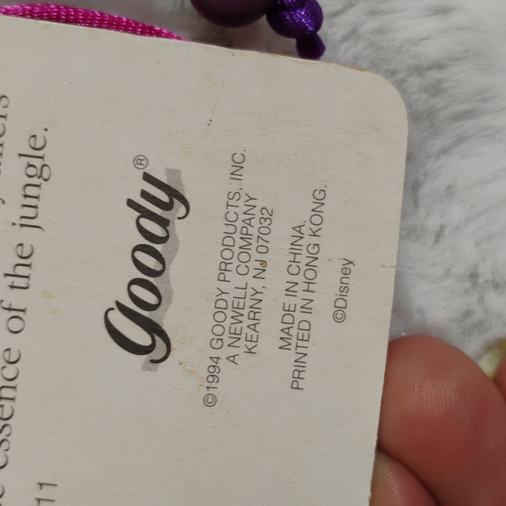 Colorful Disney Goody 1994 Hair Barrette with Lion King Design - Picture 3 of 9
